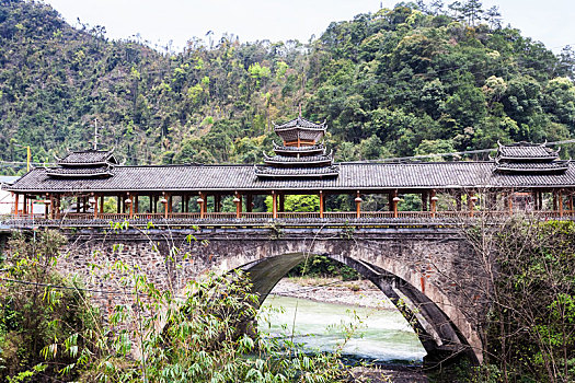 风景,人,风格,桥