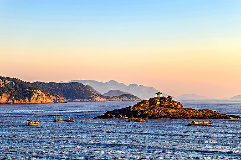 临海桃渚龙湾海滨景区风光_高清图片_全景视觉
