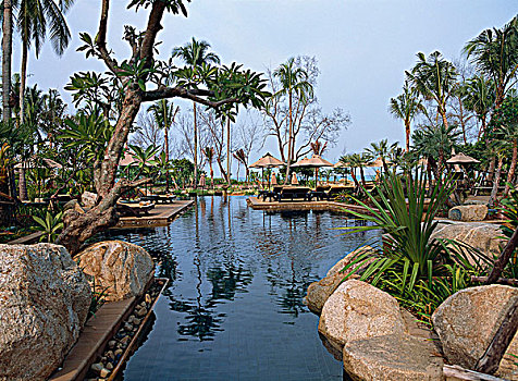 胜地,水疗,普吉岛,泰国