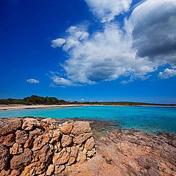 米诺卡岛,儿子,海滩,青绿色,彩色,巴利阿里群岛