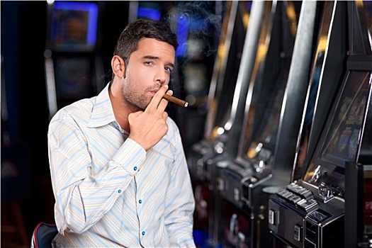 赌场,玩家,抽雪茄