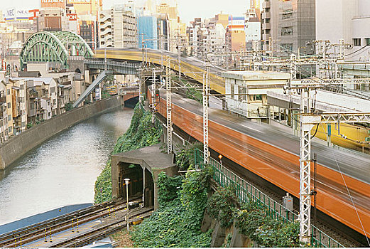 城市列车,城市,东京,日本