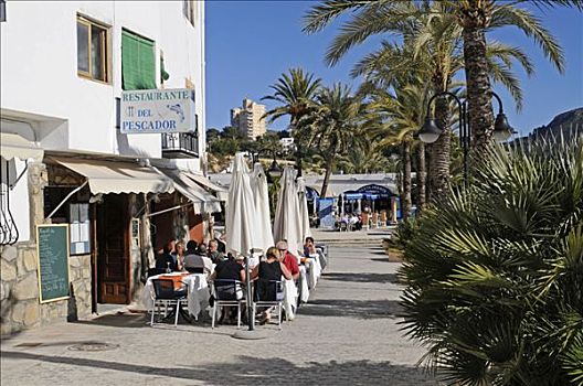 餐馆,阿利坎特,白色海岸,西班牙