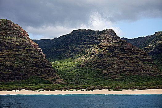 纳帕利海岸,考艾岛,夏威夷,美国