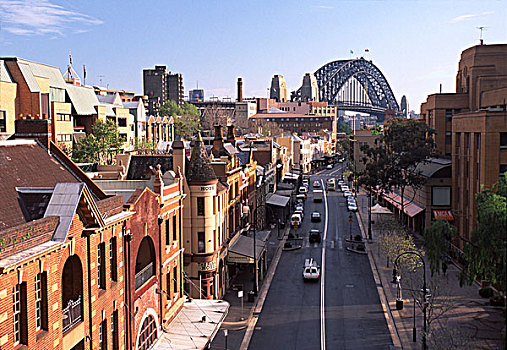 古建筑,悉尼港大桥,石头,悉尼,澳大利亚