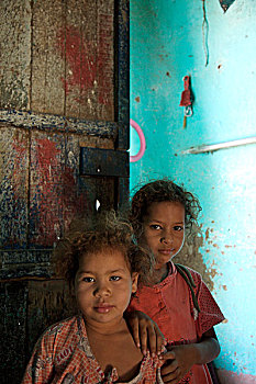 家,乡村,地区,埃及,六月,2007年