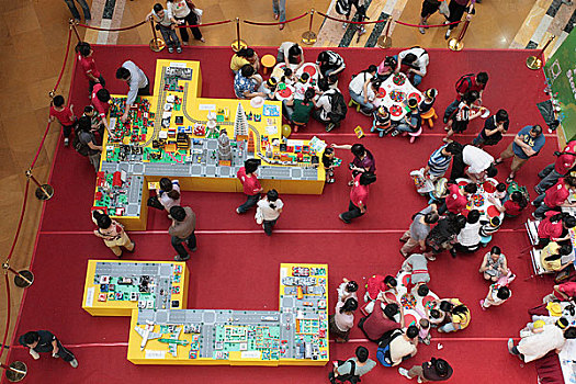 上海浦东正大广场购物中心内景,儿童乐园