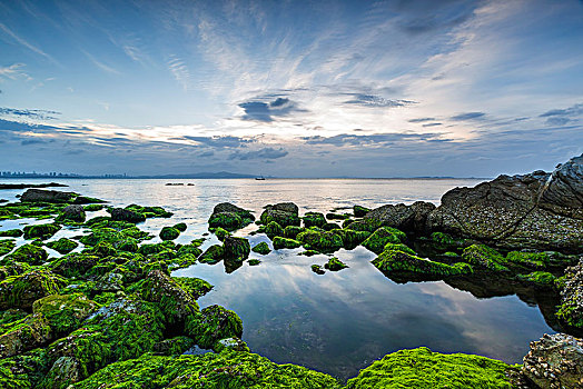 烟台养马岛海边风光