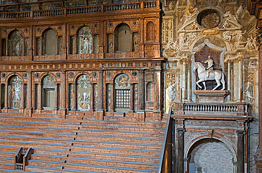 剧院,宫殿,艾米利亚-罗马涅大区,意大利,欧洲