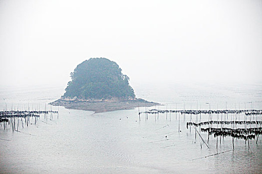 福建,霞浦,滩涂,海洋,海岛,云雾,云海,梦幻,海市蜃楼,朦胧