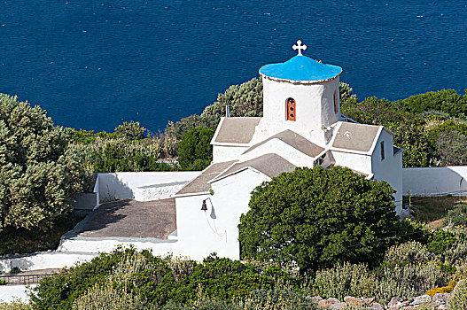 教堂,摩涅姆瓦西亚,拉哥尼亚,伯罗奔尼撒半岛,希腊,欧洲