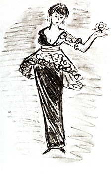 女人,鸡尾酒,早,20世纪