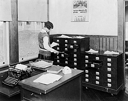 办公室,秘书,女人,办公室工作,20世纪20年代,美国,北美