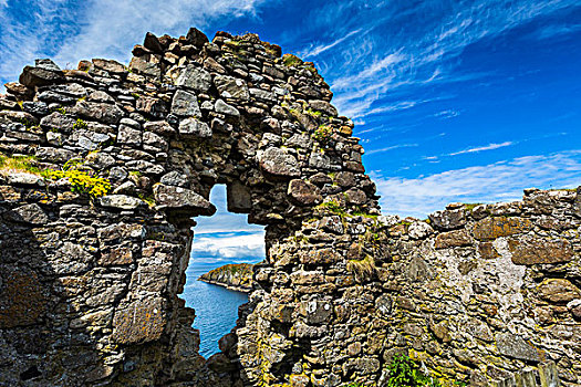 城堡,斯凯岛,苏格兰,英国
