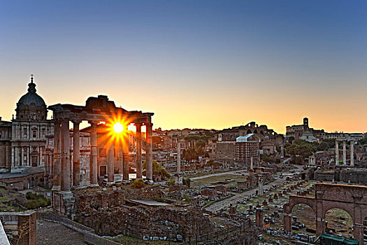 古罗马广场,罗马,拉齐奥,意大利,欧洲