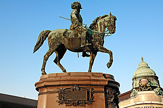 骑马雕像,陆军元帅,维也纳,奥地利,欧洲