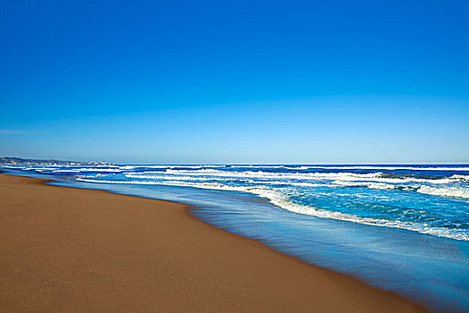 海滩,沙丘,瓦伦西亚,西班牙