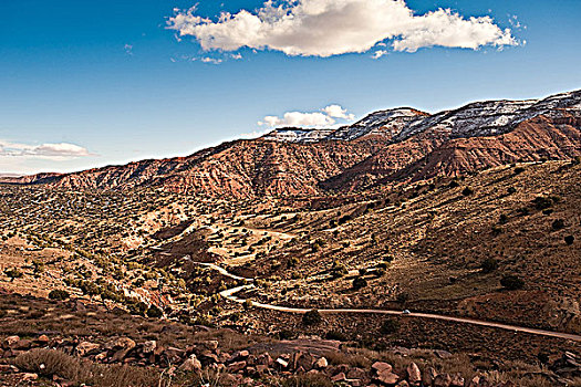 阿特拉斯山区,摩洛哥,北非