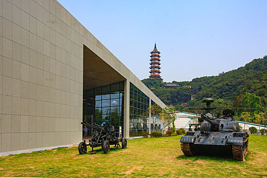 建筑,坦克,飞机,外景,山