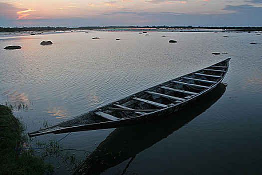 虾,坚定,乡村,孙德尔本斯地区,孟加拉,五月,2007年