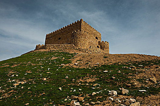 城堡,库尔德斯坦,伊拉克,大幅,尺寸