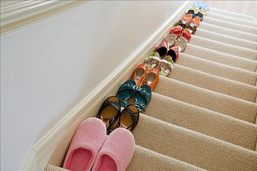 鞋,楼梯