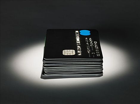 一堆,信用卡
