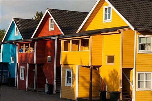 建筑细节,特色,木质,城市,房子,挪威