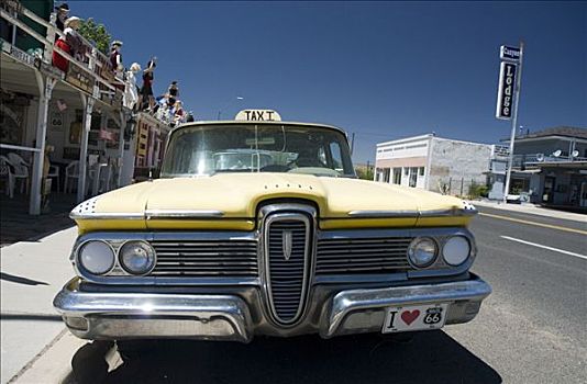 出租车,66号公路,亚利桑那,美国