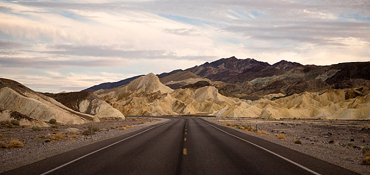 公路,死亡谷国家公园,金字塔,顶峰