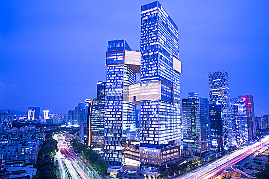 深圳南山科技园夜景