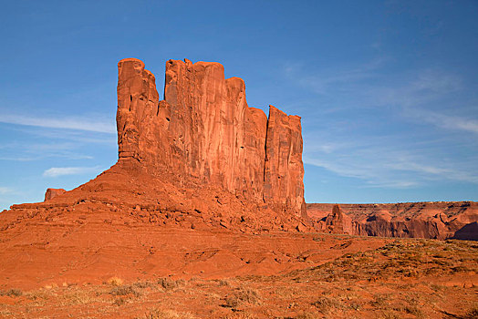 沙岩构造,纪念碑谷纳瓦霍部落公园,犹他,美国,北美