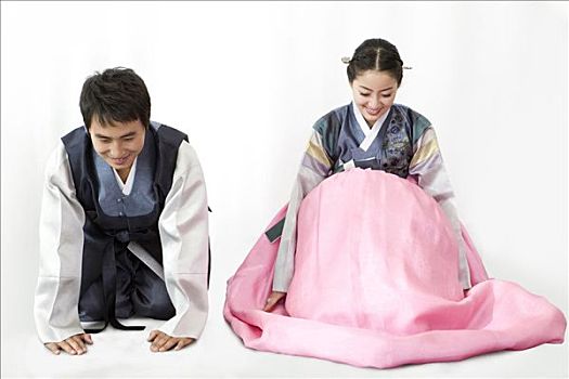 伴侣,韩国人,传统服装