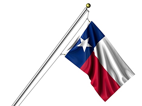 隔绝,德克萨斯,旗帜
