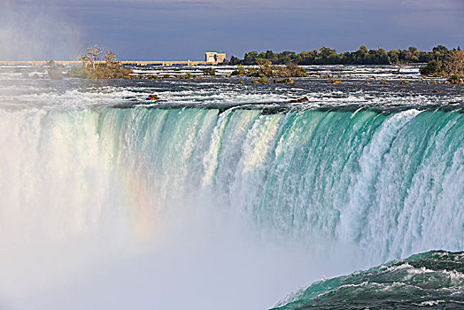 瀑布,马蹄铁瀑布,尼亚加拉瀑布,安大略省,加拿大,北美