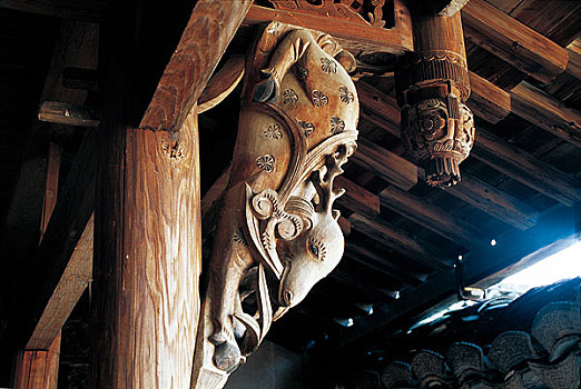 安徽建筑上的木雕