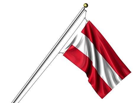 隔绝,奥地利,旗帜