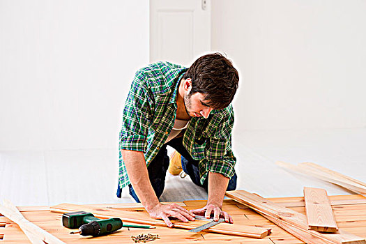 家庭装修,杂务工,安装,木地板