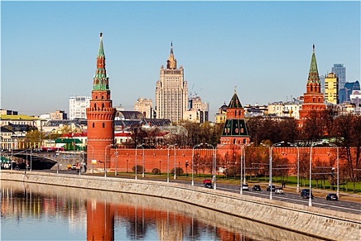 风景,莫斯科,克里姆林宫,外交,俄罗斯