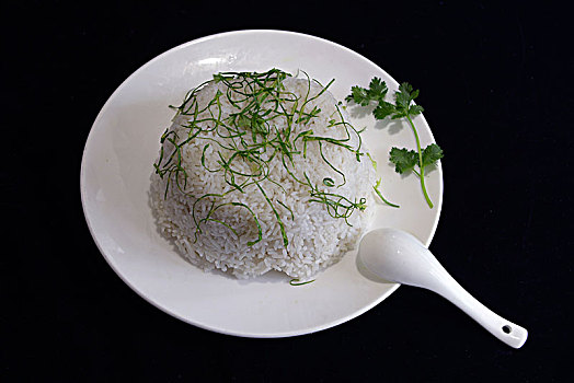 香菜米饭