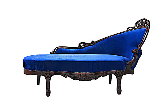 奢华,蓝色,沙发