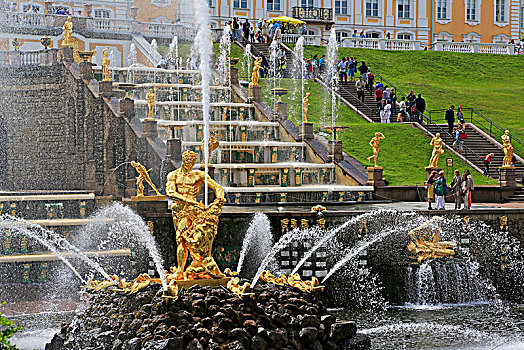 莫斯科户外景观喷泉