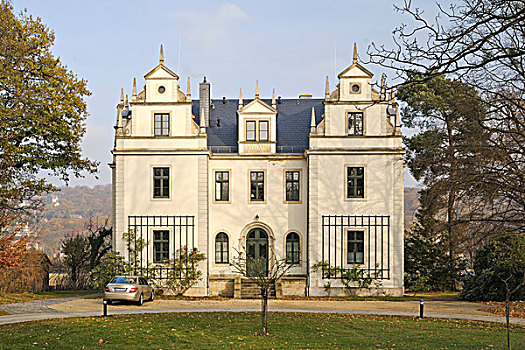 别墅,德累斯顿,萨克森,德国,欧洲