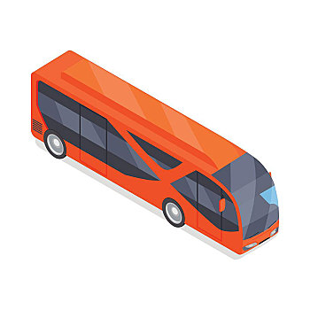 巴士,矢量,象征,凸起,城市,红色,公共汽车,插画,隔绝,白色背景,背景,公共交通,游戏,环境,交通,标识,设计