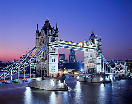 桥,塔桥,伦敦,英格兰