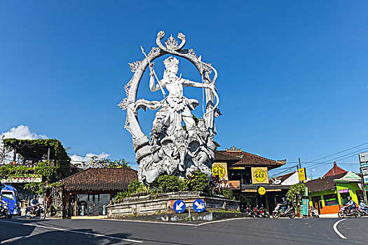 雕塑,守护神,乌布,巴厘岛,印度尼西亚