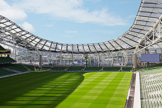 空,橄榄球,体育场,都柏林,爱尔兰