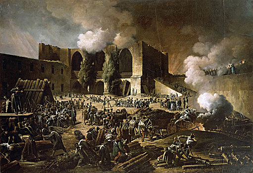 防卫,城堡,布尔戈斯,十月,1812年,艺术家