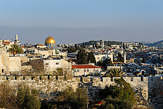 圆顶清真寺,老城,耶路撒冷,客人,房子,以色列,中东