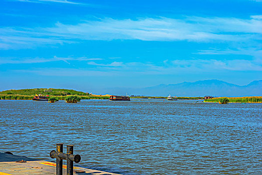 宁夏回族自治区,沙湖美景